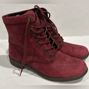 Kodiak Canada’s Original All Season Waterproof Suede Leather Boot Red Size 9